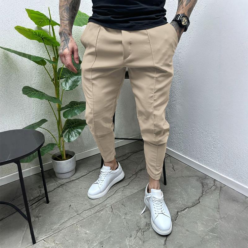 Men's Solid Color Casual Outdoor Cargo Pants 46307489X