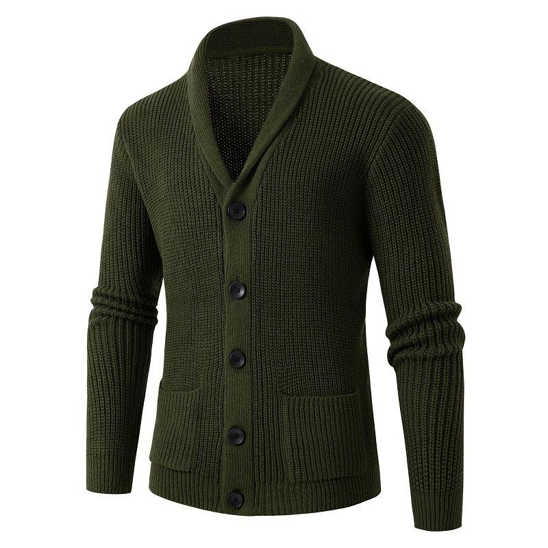 Men's Classic Simple Casual Button Pocket Cardigan 39097230K