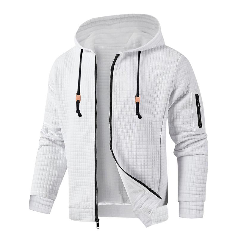 Men's Waffle Sport Hooded Jacket 81377580X