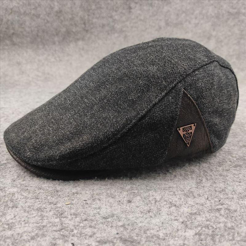 Men's Retro Autumn and Winter Warm Beret 25636840U