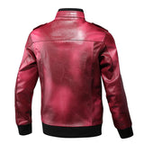 Men's PU Leather Casual Leather Jacket 15535770U