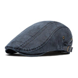 Men's Vintage Distressed Beret 38200659U