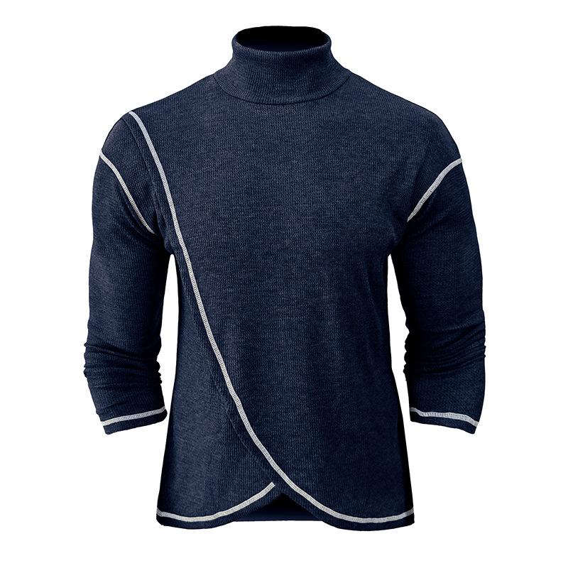 Langermet pullover for menn T-skjorte 51665481X