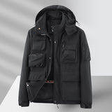 Men's Multi-Pocket Mid-Length Jacket 55563793U