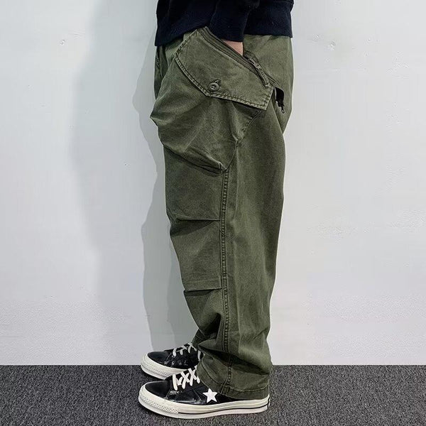 Men's Casual Multi-Pocket Cargo Pants 25573247Y