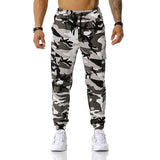 Men's Casual Camouflage Elastic Waist Outdoor Gym Pants 25536337M