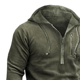 Men's Outdoor Polar Fleece Zip Hoodie 46016038X