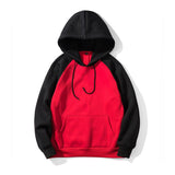 Men's Retro Classic Casual American Street Colorblock Hoodie 09956399K