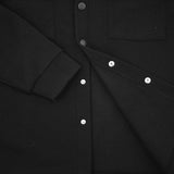 Men's Fleece Lapel Single-breasted Solid Jacket 18429543X