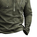 Men's Outdoor Polar Fleece Zip Hoodie 46016038X