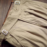 Men's Casual Vintage Solid Color Gurkha Pants 44231462Y