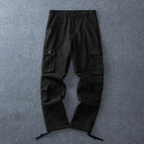 Men's Loose Cotton Multi-Pocket Cargo Pants 63173352Y