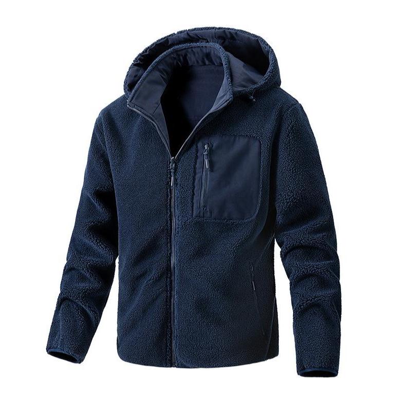 Men's Reversible Polar Fleece Hooded Jacket 01525980F