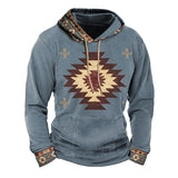 Men's Vintage Print Hoodie 34310680U