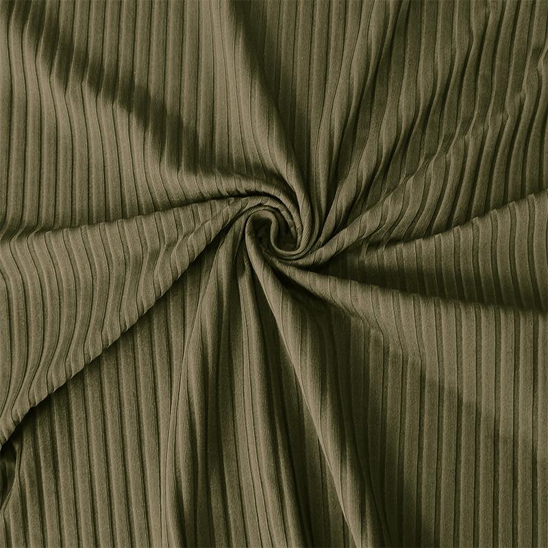 Camiseta deportiva de manga corta con cuello redondo y rayas lisas para hombre 26384154Z