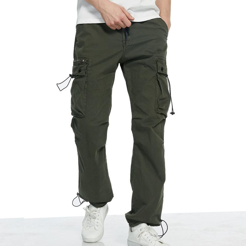 Men's Casual Multi-Pocket Cargo Pants 51878871Y