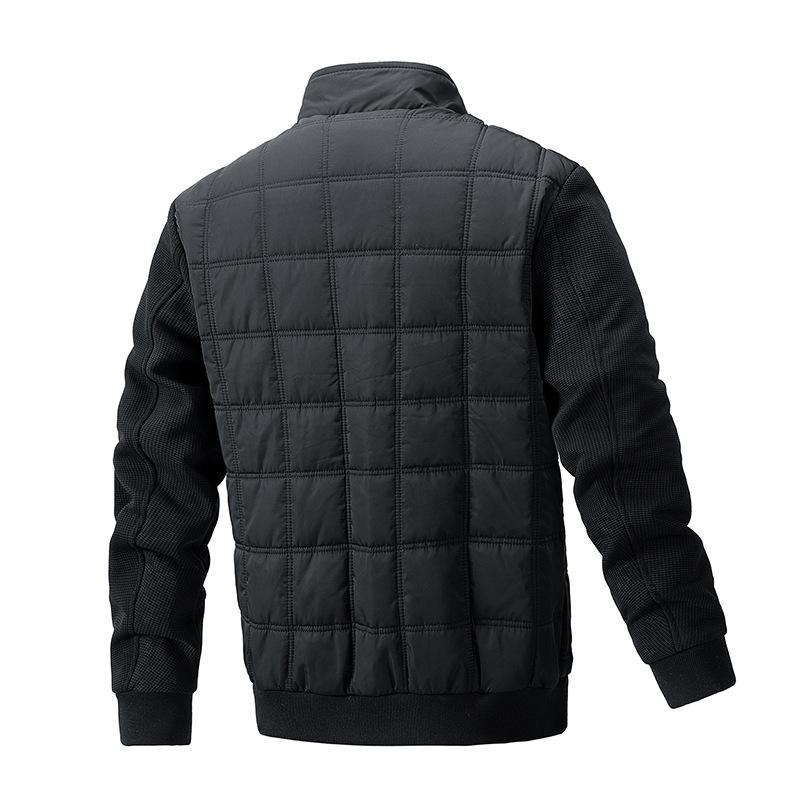 Veste matelassée décontractée à col montant pour homme 18461026F