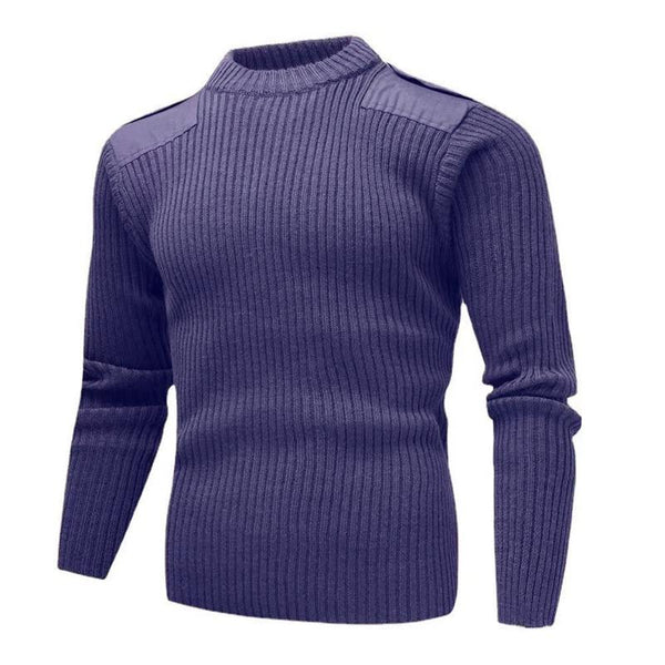 Men's Outdoor Stitching Round Neck Windproof Sweater 88828091X