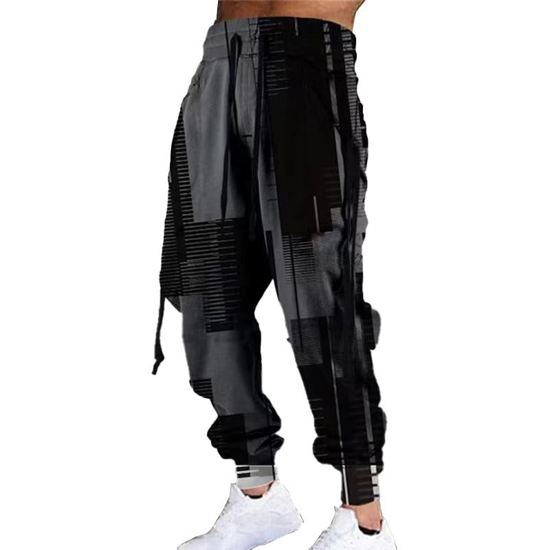 Men's Printed Athleisure Trousers 97359760X