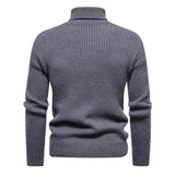 Men's Turtleneck Solid Color Sweater 40059462X