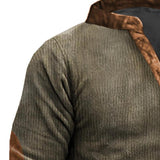 Men's Outdoor Tactical Henley Long Sleeve Sweatshirt 94415760X