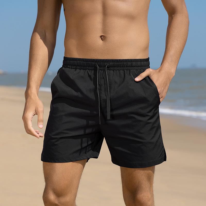 Men's Solid Color Glitter Solid Color Plus Size Beach Shorts 45182736X