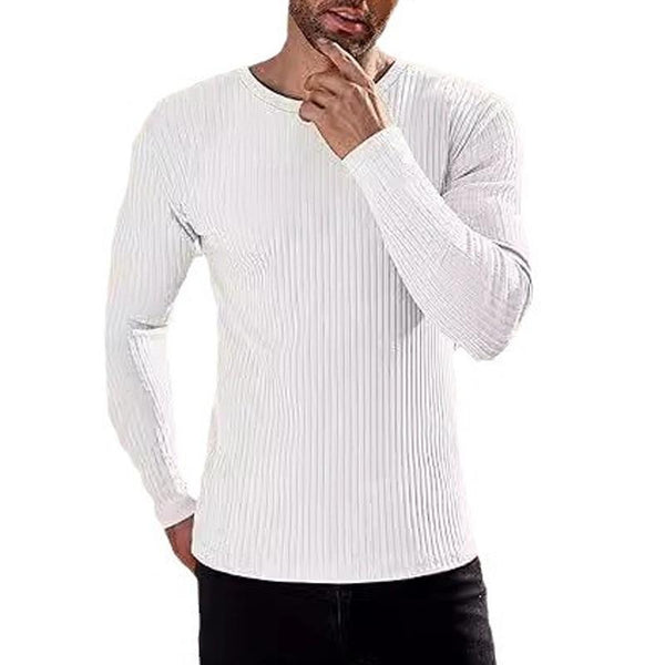 Men's Long Sleeve Crew Neck Comfortable T-shirt 32845463X