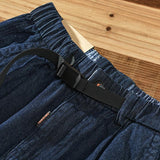 Men's Vintage Elastic Waist Loose Denim Jeans 87359019M