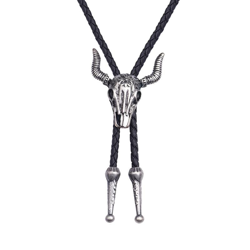 Collier Western Tête de Taureau Crâne Vintage 16723943TO