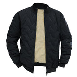 Men's Fleece Thickened Stand Collar Jacket 06481266U