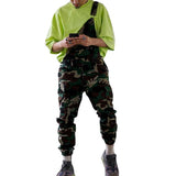 Men Casual Camouflage Cargo Overalls 14686074Y