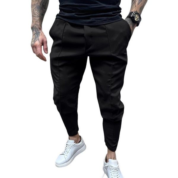 Men's Solid Color Casual Outdoor Cargo Pants 46307489X