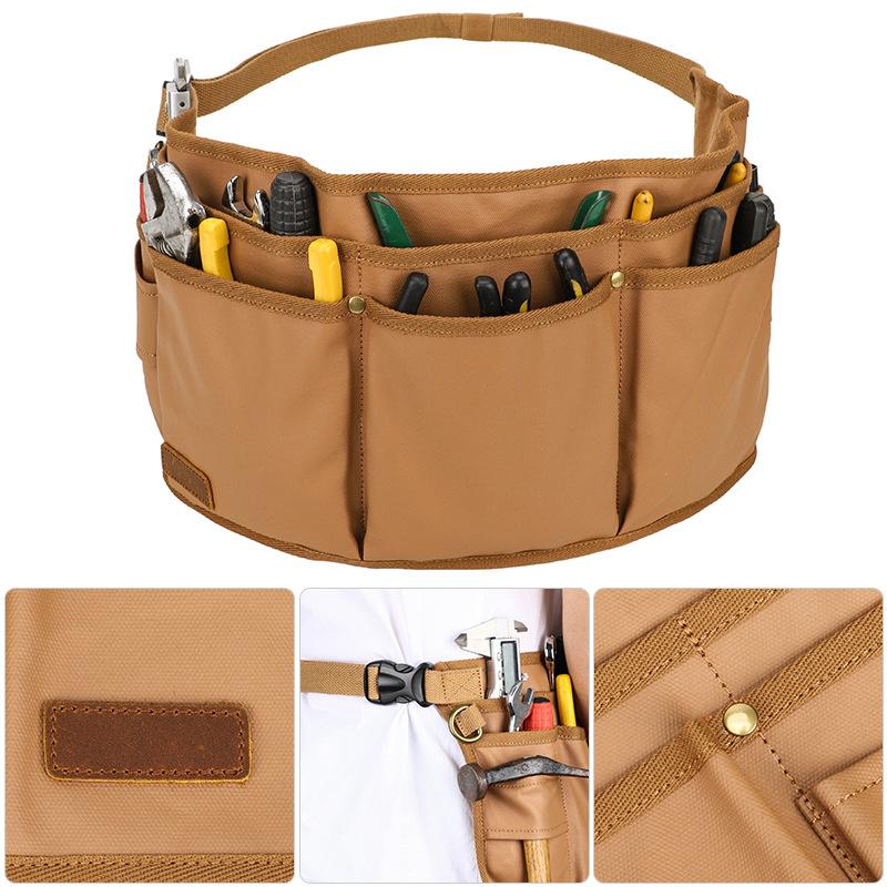 Men's Classic Practical Hardware Tool Bag Storage Waist bag 70347013K