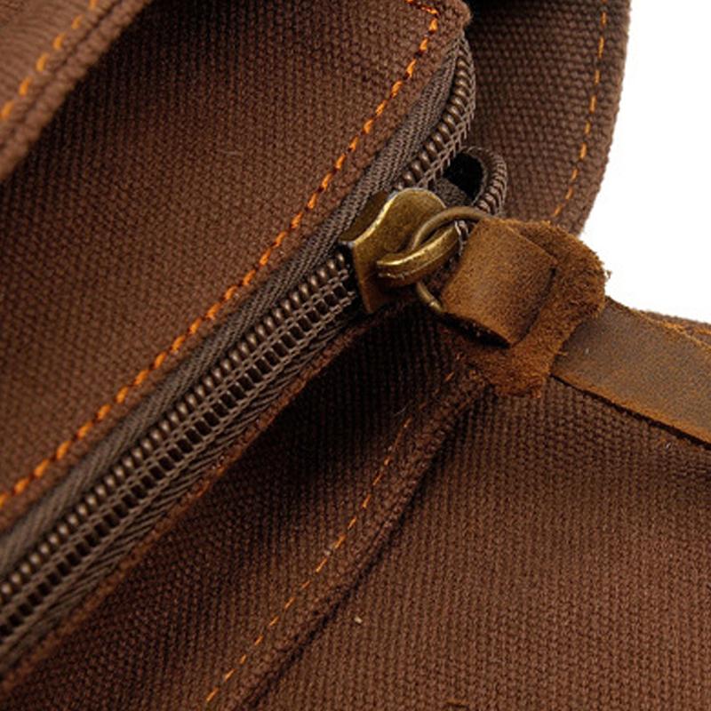 Men's Canvas Vintage Crossbody Shoulder Bag 13705077X