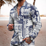 Men's Fashion Street Trend Stand Collar Shirt 12582626TO