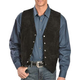 Men's Western Vintage Single Breasted Vest 22873807Y
