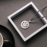 Casual Retro Simple Smiley Face Necklace 61626656TO