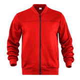 Men's Brushed Plus Fleece Solid Color Casual Jacket 24622133X