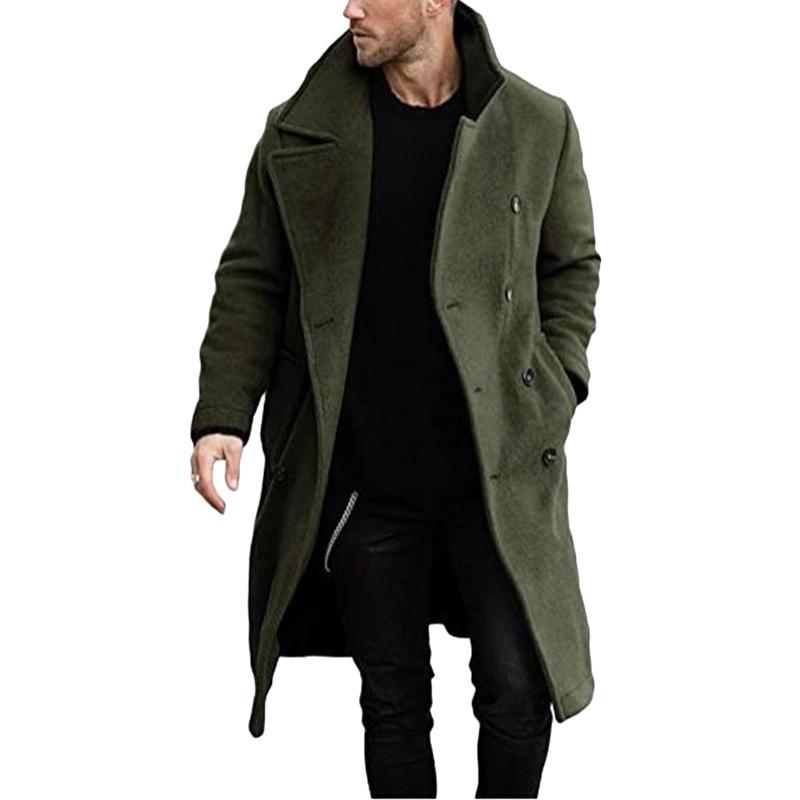 Chaqueta de solapa de color liso sencilla para hombre 52244056X