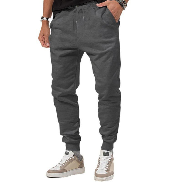 Men's Casual Solid Color Versatile Loose Outdoor Sports Pants 79446954X