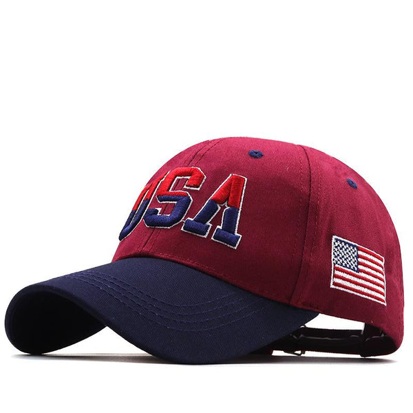 Men's Casual Outdoor USA Flag Cap 50285599TO