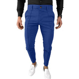 Men's Solid Color Casual Suit Pants 44716602X