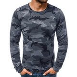 Men's Camouflage Crew Neck Tactical Long Sleeve T-Shirt 76717863X