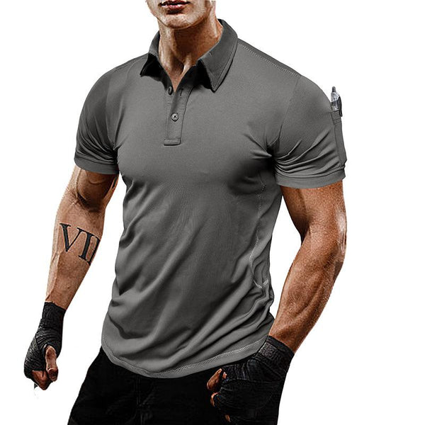 Men's Outdoor Tactical Quick-drying Short-sleeved POLO Shirt 04074752X