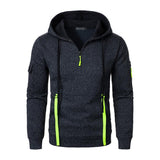 Men's Casual Kangaroo Pocket Loose Sports Hoodie 52960130M