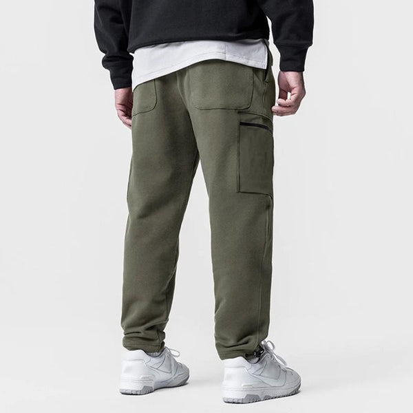 Men's Casual Sports Multi-Pocket Drawstring Pants 59152817Y