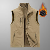 Men's Outdoor Casual Polar Fleece Double-Sided Warm Vest 92037540Y