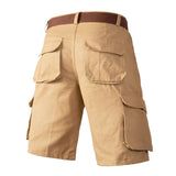 Men's Casual Loose Straight Breathable Thin Cargo Shorts (Blet Excluded) 14988982M