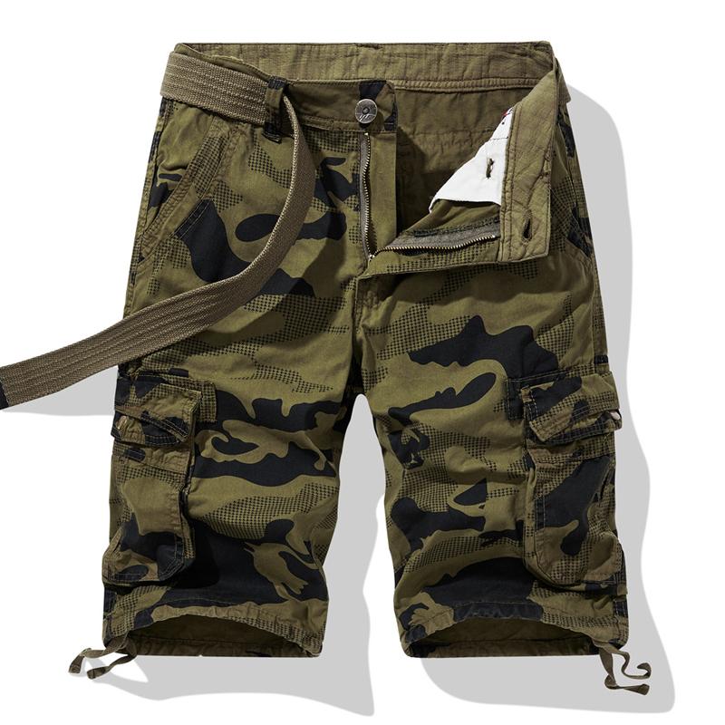 Men's Camouflage Cotton Casual Cargo Shorts 46954410X