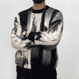 Men's Casual Contrast Color Knitted Sweater 84758022U